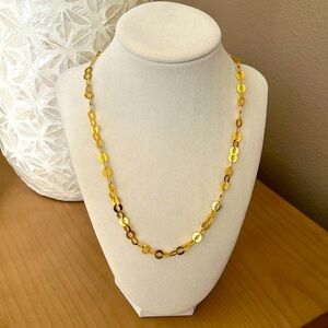 Milor Bronze Italian Necklace -Beautiful Gold Tone